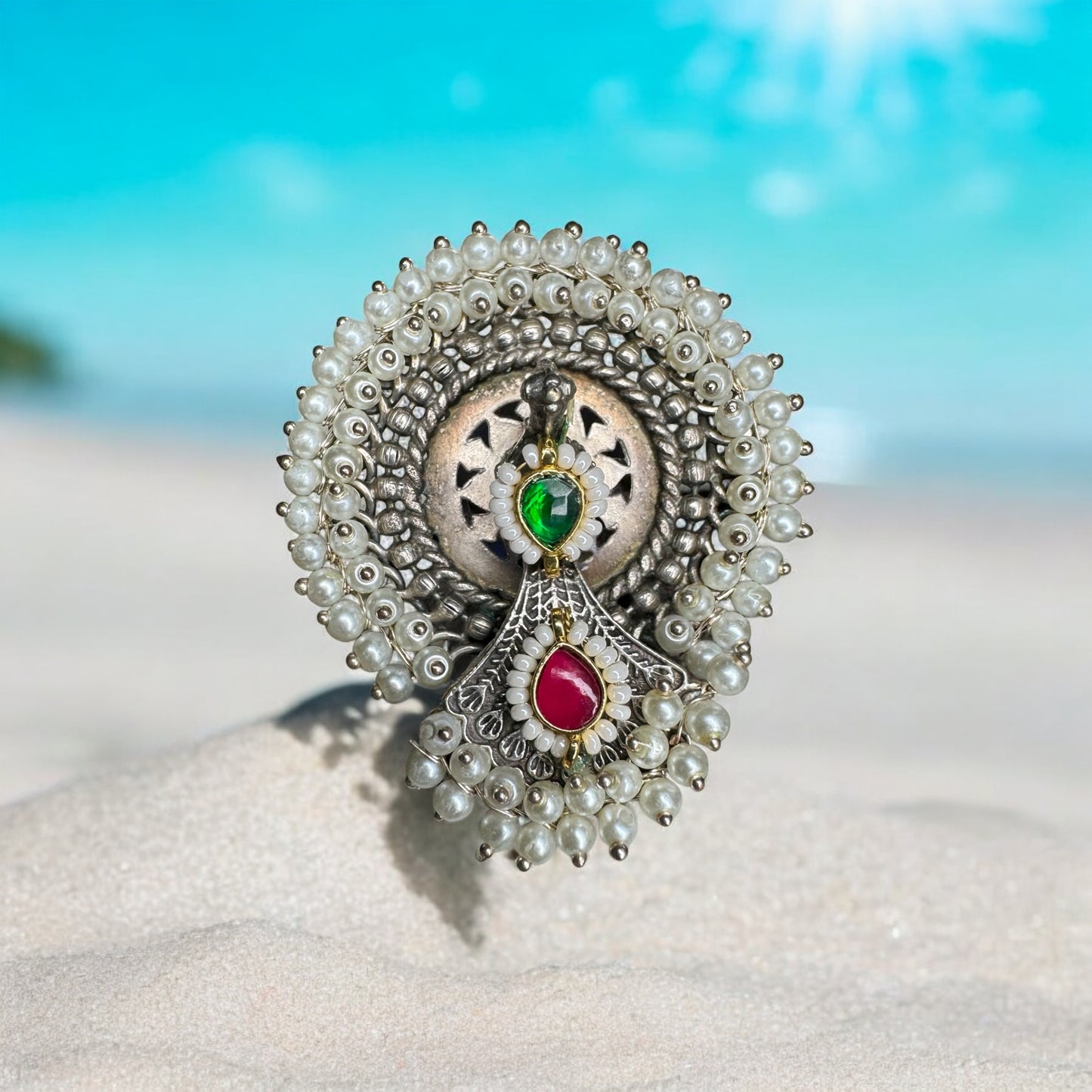 Regal Radiance Pearl Ring