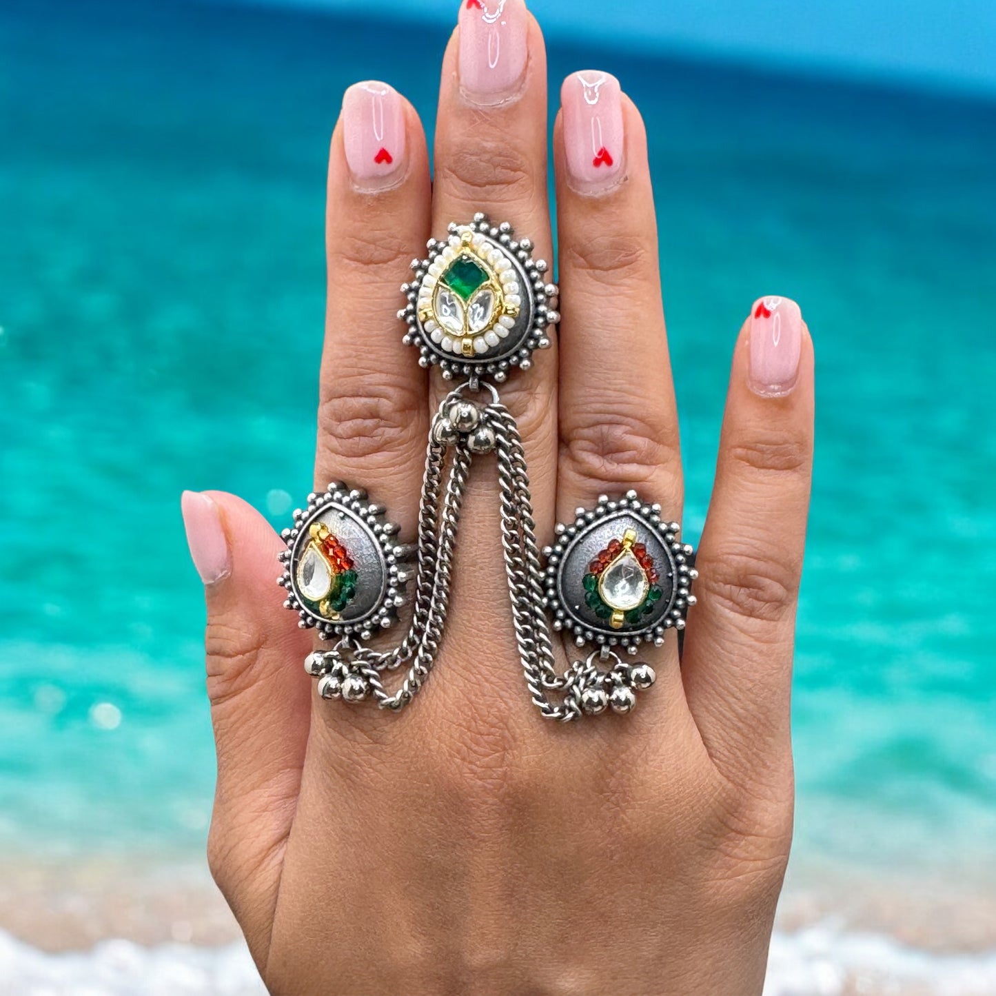 Enchanted Trillium Ring Set