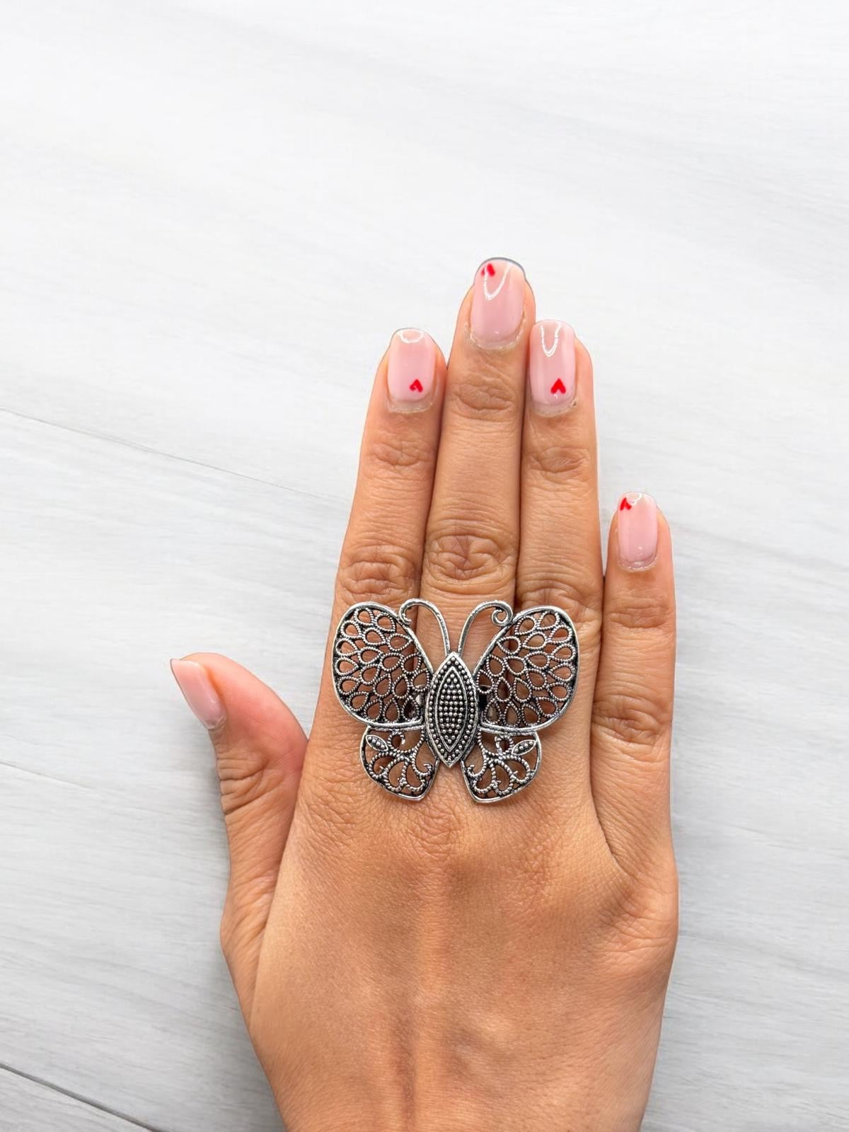 Flutter Elegance Butterfly Ring