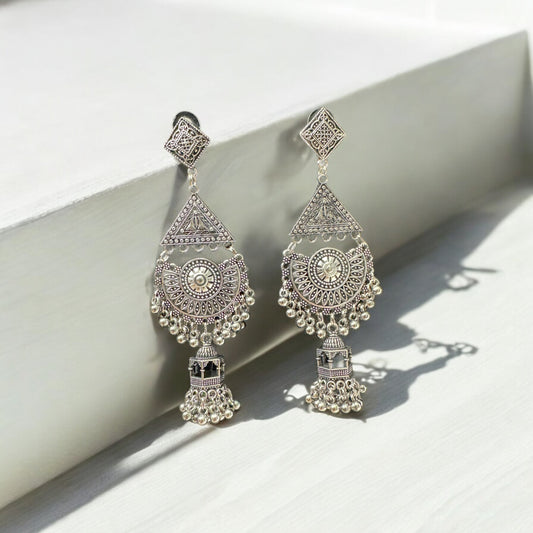 Royal Mandala Tower Earrings