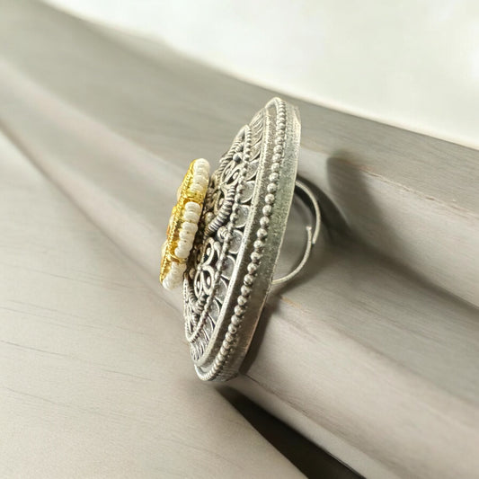 Eternal Bloom Medallion Ring