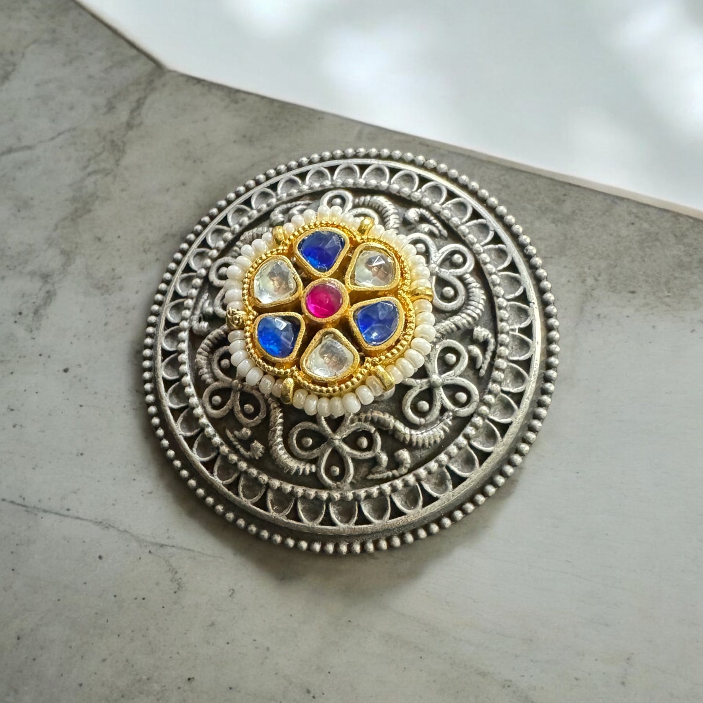 Eternal Bloom Medallion Ring