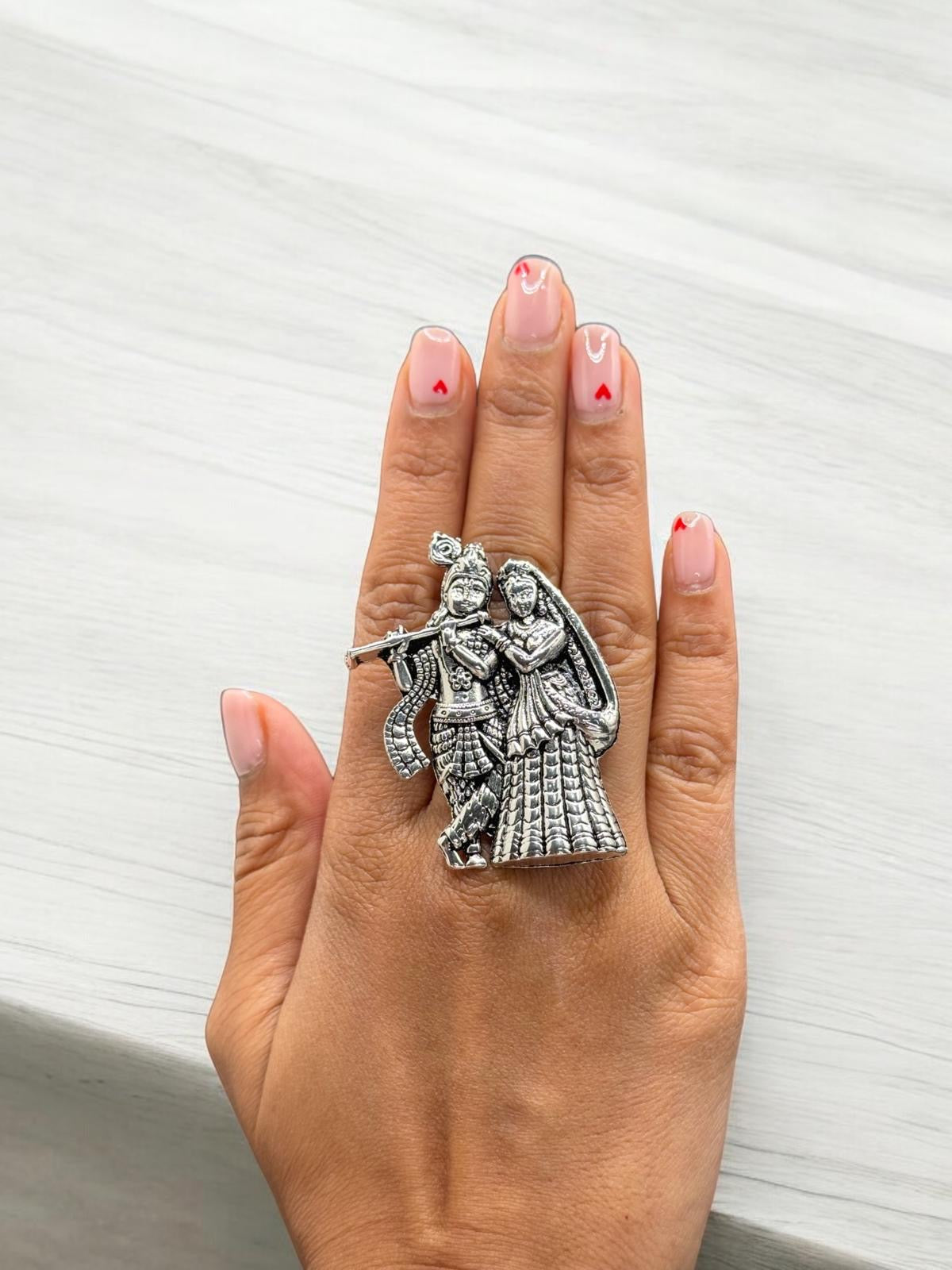 Eternal Love Radha Krishna Ring