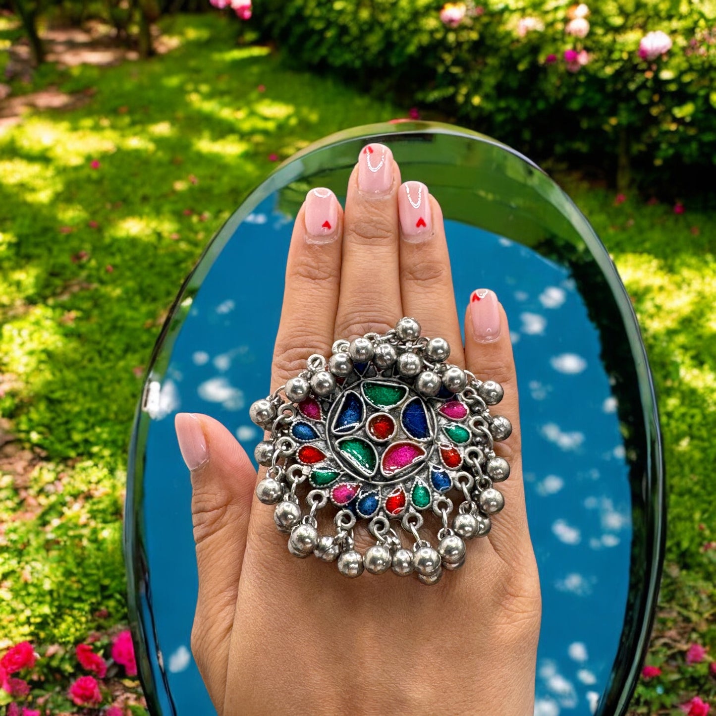 Kaleidoscope Splendor Statement Ring