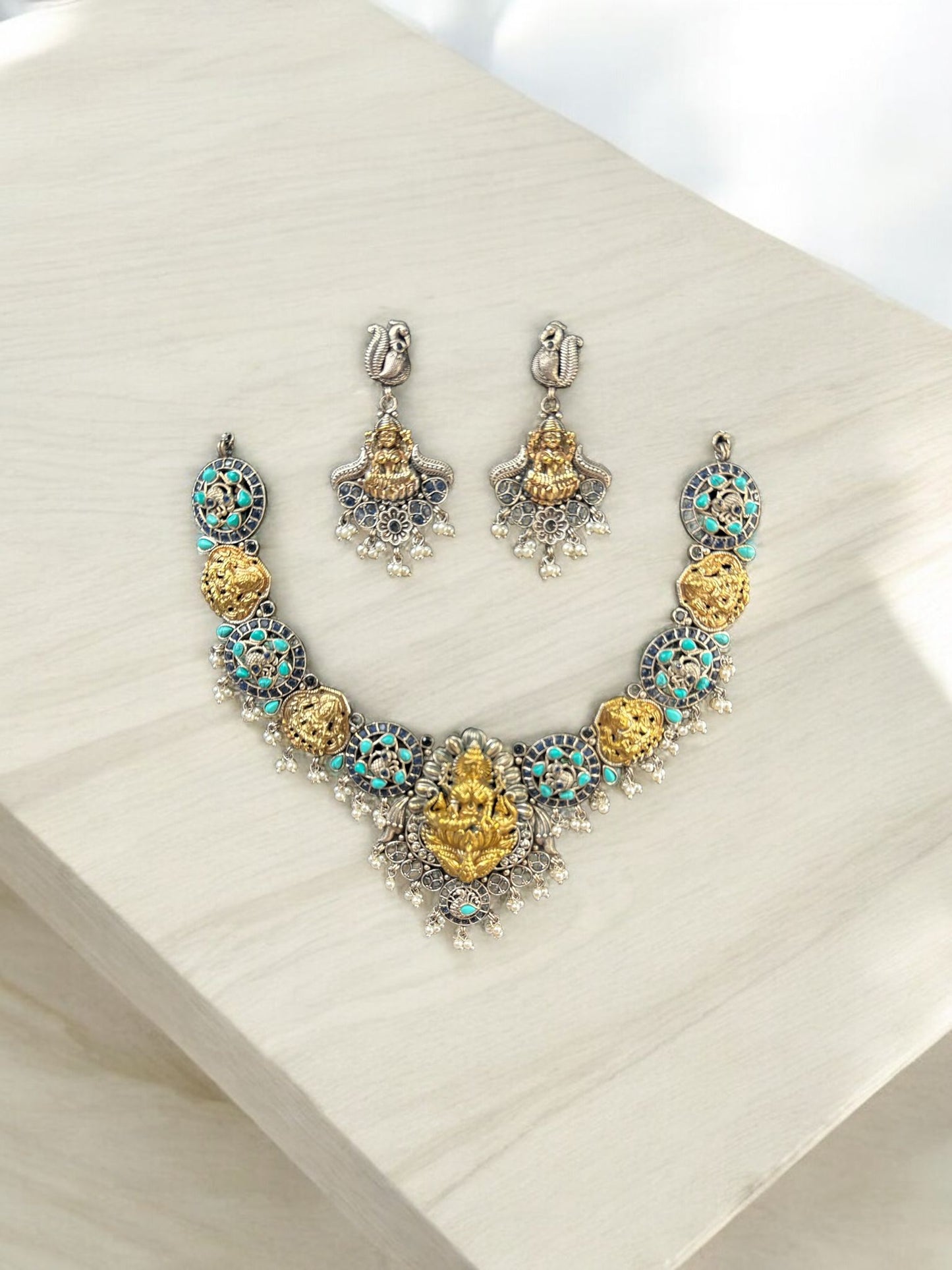 Divine Majesty Temple Necklace Set