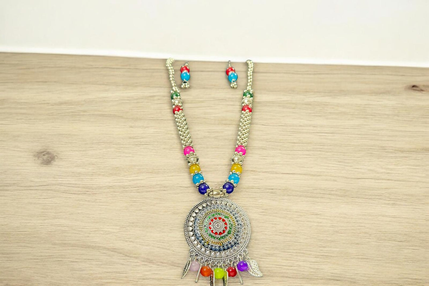 Boho Rainbow Necklace Set