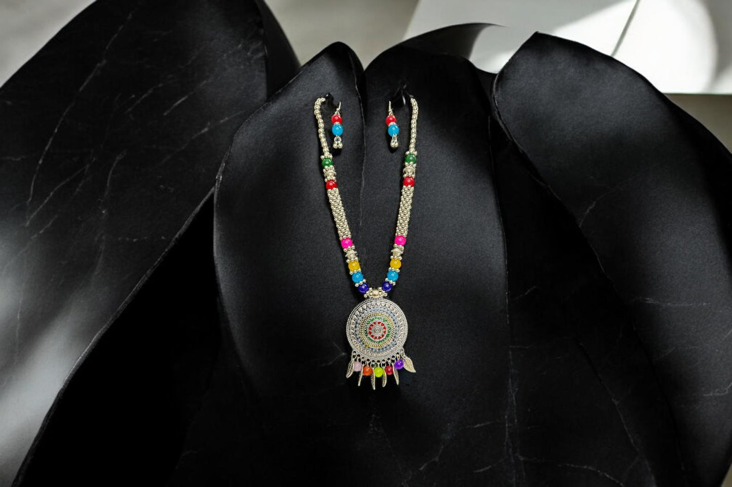 Boho Rainbow Necklace Set