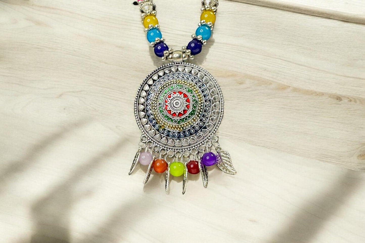Boho Rainbow Necklace Set