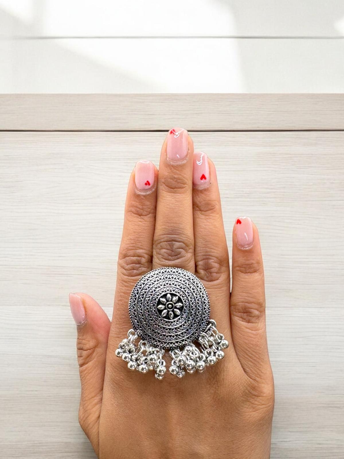 Lotus Blossom Charm Ring