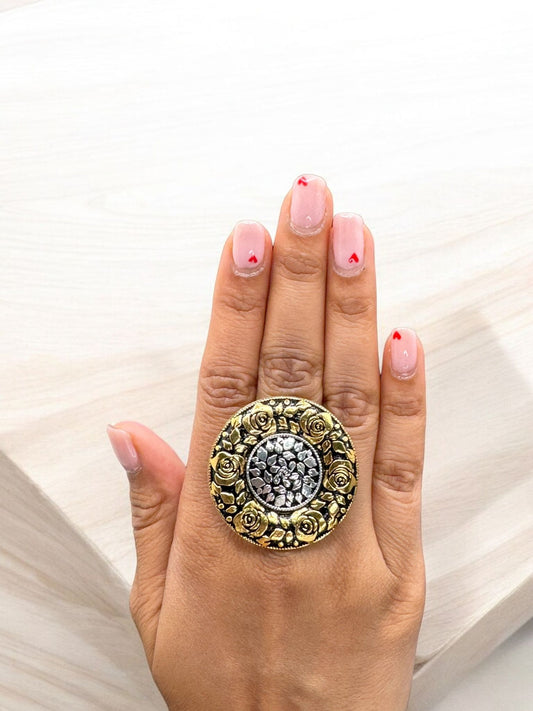 Floral Majesty Cocktail Ring